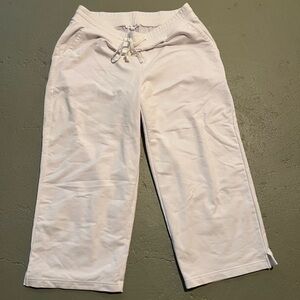 Talbots Cream Wide-Leg Pants